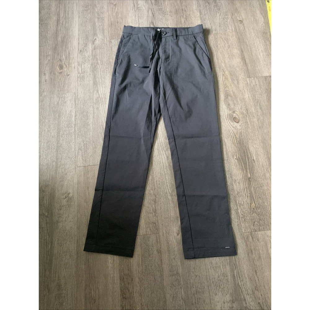 Goodfellow & Co Mens Black Hennepin Tech Slim Dress Pants 30x32 Straight Stretch
